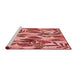 Sideview of Machine Washable Transitional Light Salmon Pink Rug, wshpat1804rd