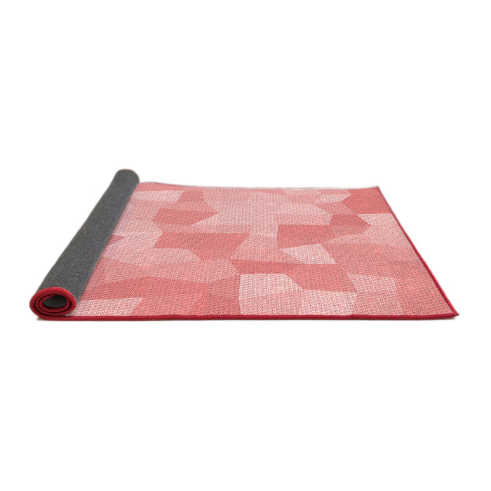 Thickness of Patterned Baby Pink Rug, pat1811rd