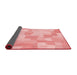 Thickness of Patterned Baby Pink Rug, pat1811rd