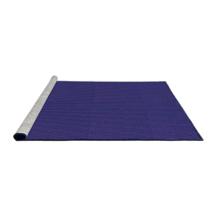Sideview of Machine Washable Transitional Amethyst Purple Rug, wshpat1817pur