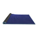 Thickness of Patterned Cobalt Blue Rug, pat1818blu