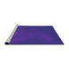 Sideview of Machine Washable Transitional Purple Plum Purple Rug, wshpat1820pur