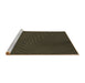 Sideview of Machine Washable Transitional Midnight Gray Rug, wshpat1821brn