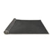 Thickness of Patterned Charcoal Black Rug, pat1822gry