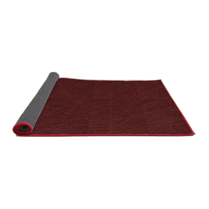 Thickness of Patterned Red Rug, pat1824rd
