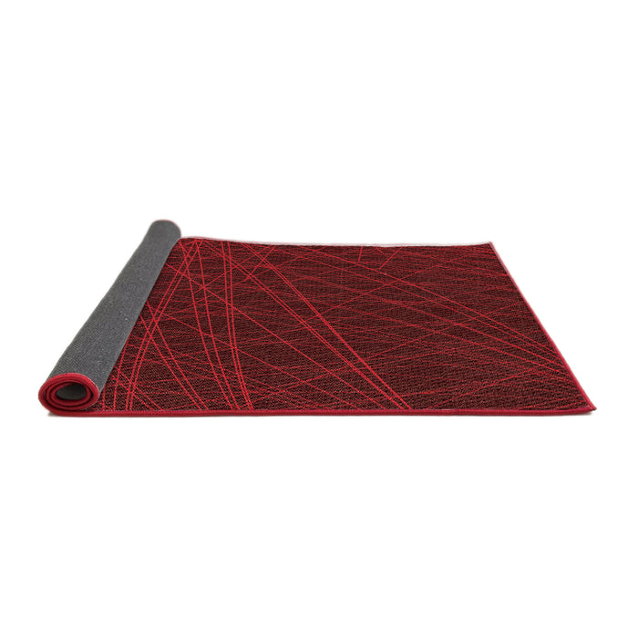 Thickness of Patterned Red Rug, pat1826rd