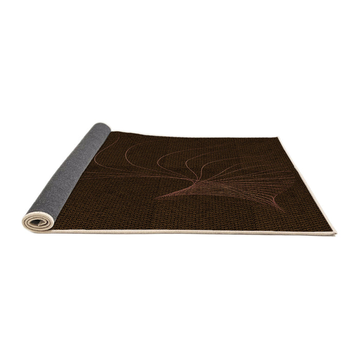 Thickness of Patterned Black Rug, pat1833org