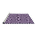 Sideview of Machine Washable Transitional Dark Purple Rug, wshpat1837pur