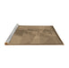 Sideview of Machine Washable Transitional Peru Brown Rug, wshpat1841brn