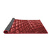 Thickness of Patterned Tomato Red Rug, pat1842rd