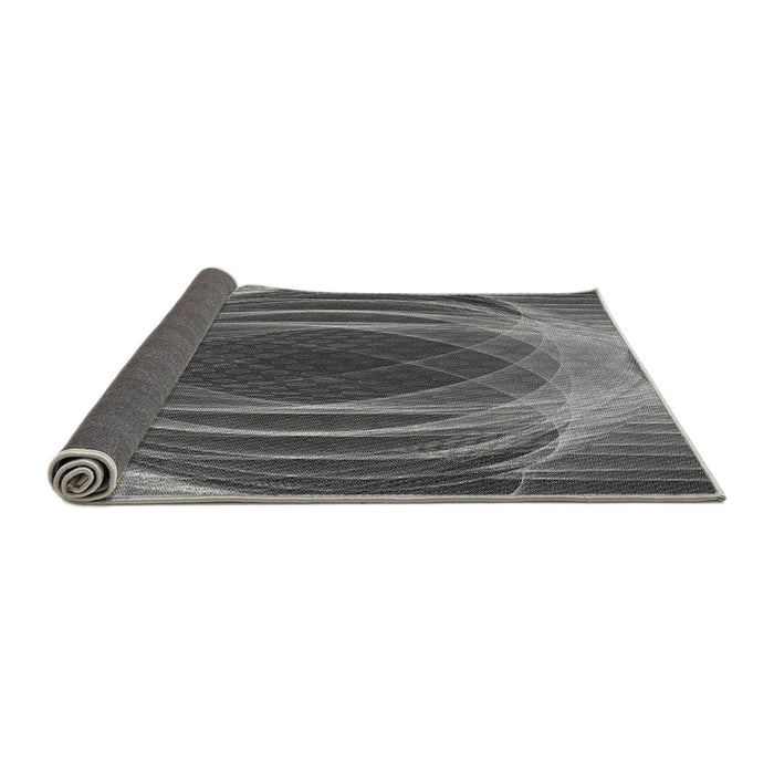 Thickness of Patterned Gray Rug, pat1844gry