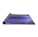 Thickness of Patterned Amethyst Purple Rug, pat1844pur