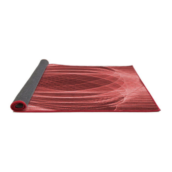 Thickness of Patterned Red Rug, pat1844rd