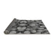 Thickness of Patterned Black Rug, pat186gry