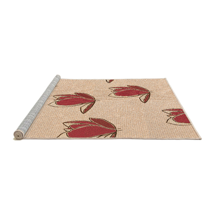 Sideview of Machine Washable Transitional Navajo White Gold Rug, wshpat1864org