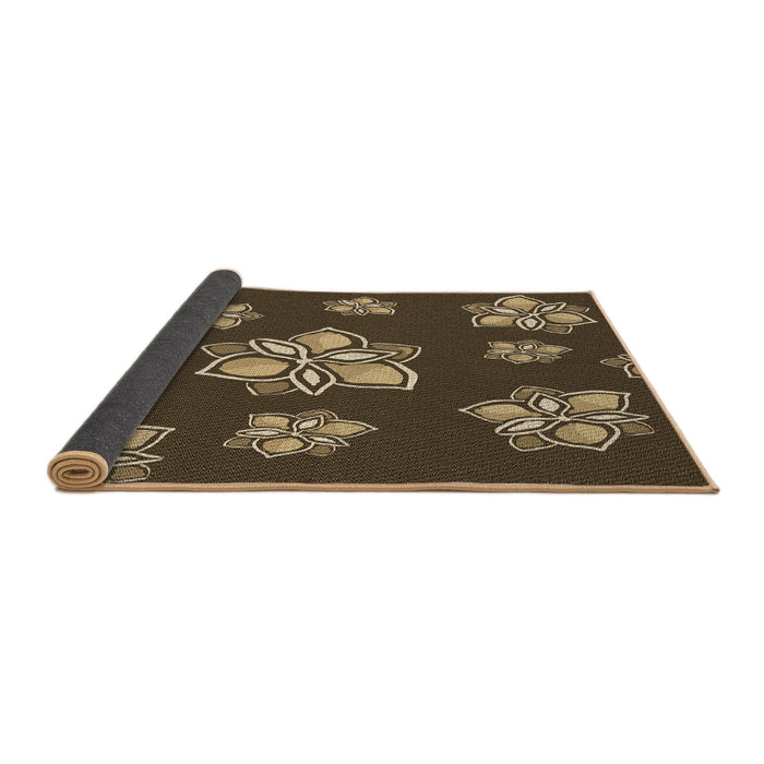 Thickness of Patterned Copper Brown Rug, pat1865brn