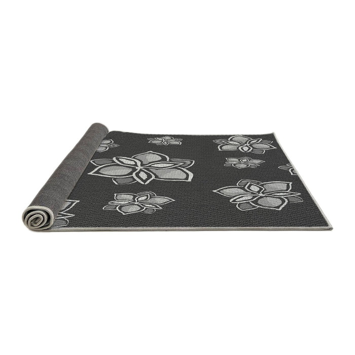 Thickness of Patterned Gray Rug, pat1865gry