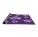 Thickness of Patterned Purple Rug, pat1865pur