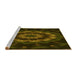 Sideview of Machine Washable Transitional Dark Bronze Brown Rug, wshpat1866yw