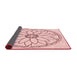 Thickness of Patterned Pink Rug, pat1869rd