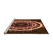 Sideview of Machine Washable Transitional Red Rug, wshpat1870org