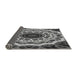 Thickness of Patterned Black Rug, pat1871gry