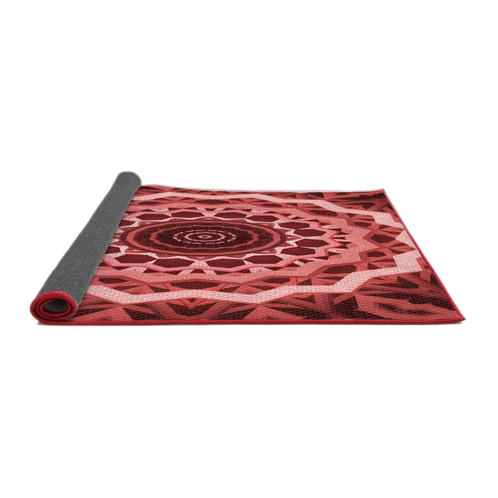 Thickness of Patterned Red Rug, pat1871rd