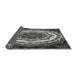 Thickness of Patterned Dark Gray Rug, pat1873gry