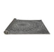 Thickness of Patterned Dark Gray Rug, pat1875gry