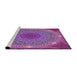 Sideview of Machine Washable Transitional Orchid Purple Rug, wshpat1875pur