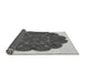 Thickness of Patterned Silver Gray Rug, pat1878gry