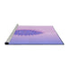 Sideview of Machine Washable Transitional Blossom Pink Rug, wshpat1883pur