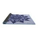 Thickness of Patterned Blue Rug, pat1884blu