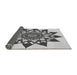 Thickness of Patterned Carbon Gray Rug, pat1884gry