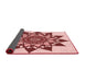 Thickness of Patterned Red Rug, pat1884rd