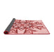 Thickness of Patterned Red Rug, pat1885rd