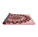 Thickness of Patterned Pink Rug, pat1887rd