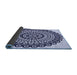 Thickness of Patterned Blue Rug, pat1888blu