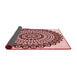 Thickness of Patterned Pink Rug, pat1888rd