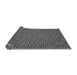 Thickness of Patterned Charcoal Black Rug, pat1889gry