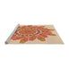 Sideview of Machine Washable Transitional Orange Red Orange Rug, wshpat1898org