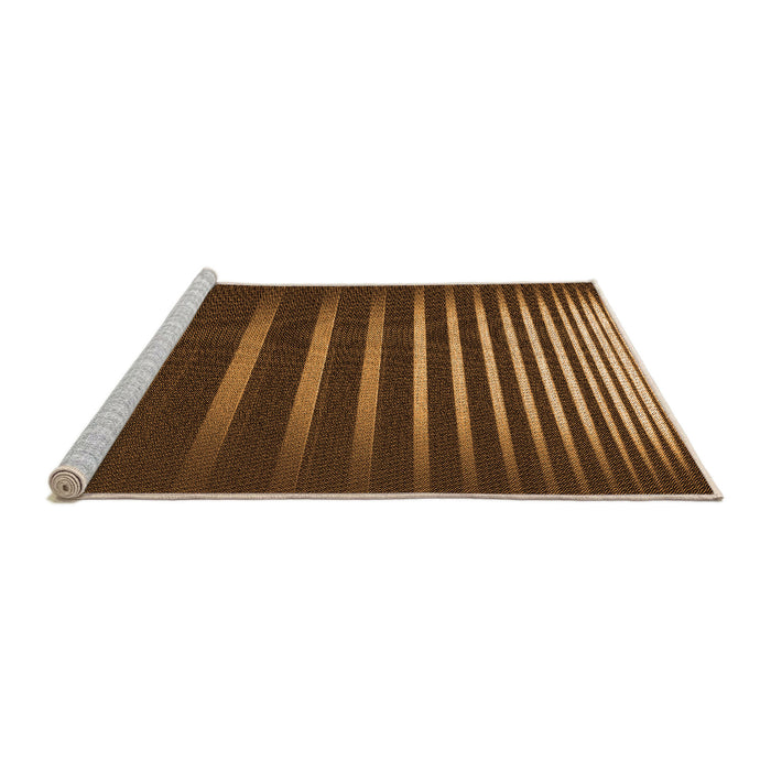 Sideview of Machine Washable Transitional Night Red Rug, wshpat19org