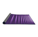 Thickness of Patterned Jasmine Purple Rug, pat19pur