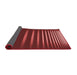 Thickness of Patterned Red Rug, pat19rd