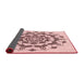 Thickness of Patterned Red Rug, pat1904rd