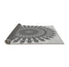 Thickness of Patterned Smokey Gray Rug, pat1911gry