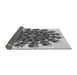 Thickness of Patterned Platinum Silver Gray Rug, pat1914gry