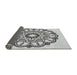 Thickness of Patterned Platinum Gray Rug, pat1926gry