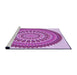 Sideview of Machine Washable Transitional Crimson Purple Rug, wshpat1929pur