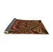 Thickness of Patterned Light Brown Rug, pat193org